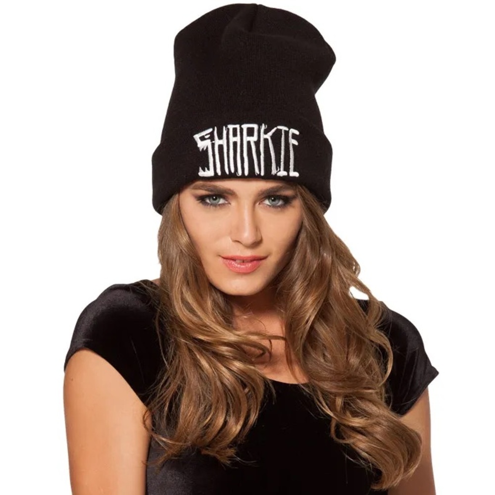 Blackmilk black sharkie beanie